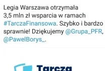 Tarcza antykryzysowa działa. Piłkarze dostaną pensje. ;-)