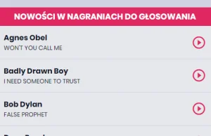 Lista przebojow 3 znow dziala! Nie ma jednak mozliwosci glosowania na Kazika.