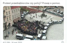 "POLICJANCI biją swojego pracodawcę"