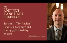 [ANG] O języku egipskim i hieroglifach