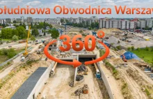 Południowa Obwodnica Warszawy - pierwszy wirtualny spacer 360 z drona nad...