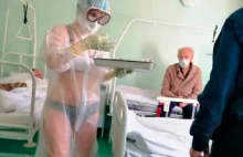 Pielęgniarka, której było „za gorąco”, nosiła tylko bieliznę pod przezroczystymi