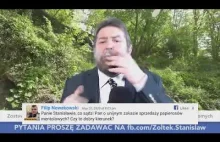 Stanisław Żółtek protestuje przeciwko zakazowi sprzedaży papierosów...