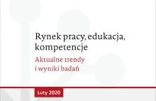 Rynek pracy, edukacja, kompetencje - kwiecień 2020 - PARP - Centrum...