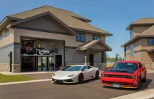 Garaż na torze wyścigowym z funkcją domu - do kupienia w USA