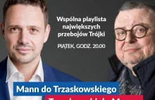 Playlista największych przebojów Trójki - Wojciech Mann i Rafał Trzaskowski