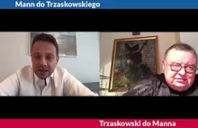 Mann do Trzaskowskiego, Trzaskowski do Manna – transmisja na Facebooku