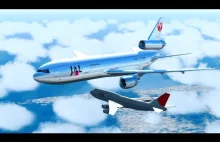 Dwa samoloty japońskich linii lotniczych niemal zderzyły się w czasie lotu
