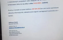 Przekazanie informacji o strajku przedsiębiorstw od Biura Bezpieczeństwa PKP...