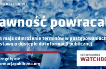 Od 24 maja 2020 r. ruszają zamrożone terminy sądowe i administracyjne.