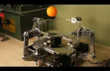 Maszyna do odbijania piłeczki ping-pongowej z perfekcyjną precyzją