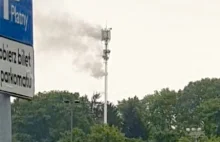 Podpalony maszt sieci "Play" w Łodzi nie był masztem 5G