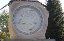 Litewski pomnik w drodze na Grunwald
