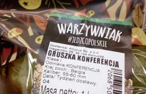 Biedronka wspiera lokalnych producentów. Czyli z Belgii, Holandii i Hiszpanii.