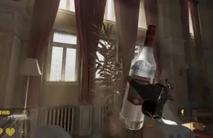 Realistycznie wyglądająca symulacja płynów w butelce wódki w Half-Life: Alyx
