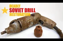 Renowacja starej radzieckiej wiertarki