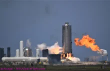 Eksplozja Starshipa SN4 po teście statycznym