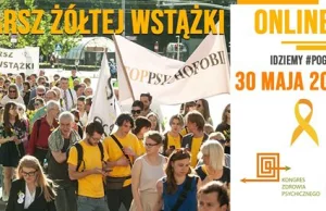 Marsz Żółtej Wstążki Online - Idziemy #pogodność