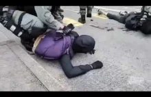 Policja strzela do protestujących w Honkkongu