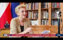 TVP Wiadomości Agata Kornhauser-Duda 2020 05 31 19 58 10