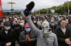 Białoruś. Protesty w całym kraju.