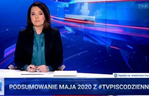 Maj 2020: Podsumowanie propagandy rządowej z #tvpiscodzienny