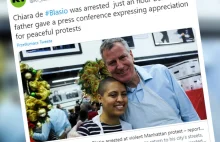 Córka burmistrza Nowego Jorku zatrzymana za udział w nielegalnym zgromadzeniu