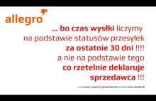 Ciekawa informacja dodatkowa od sprzedawcy z Allegro