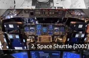 Wizualne porównanie kokpitów 3 startów kosmicznych.