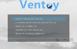 Ventoy - twój pendriver do przechowywania i bootowania obrazów ISO