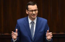Vateusz Morawiecki odlatuje w Sejmie, wotum zaufania dla rządu