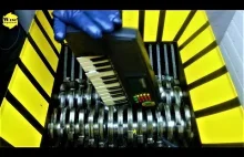 Shredding Machine vs Piano! Crushing Experiments with Shredder - Wise...