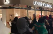 #BLM rabuje sklep Louis Vuitton