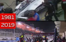 Porównanie szybkości obsługi pitstopu Formuła 1, 1981 vs 2019