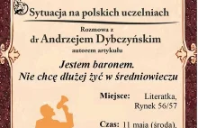 Dr Dybczyński: Na uczelni jestem baronem. Moim cesarzem jest rektor
