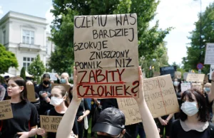 "Black Lives Matter". Protest w Warszawie