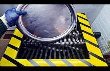 Shredder Experiments - Steel Tray Vs Shredding Machine - Wise Experiment