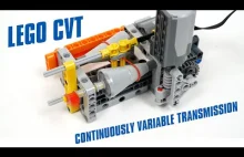 Bezstopniowa automatyczna skrzynia biegów CVT z LEGO