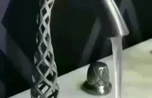 Ażurowy kran wykonany w technologi druku 3D