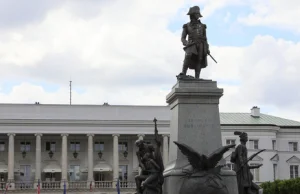 Warszawa: Pomnik Kościuszki znów zdewastowany !