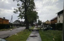 Zniszczone budynki, ewakuowani ludzie. Trąba powietrzna w Kaniowie