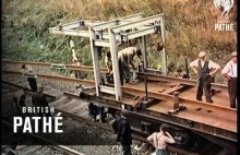 Nowoczesna technika modernizacji torów kolejowych w 1960 roku