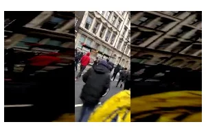 Policjant zaatakowany w Londynie podczas pokojowych protestów