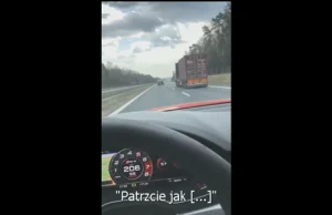 260 km/n na liczniku, slalom na A4, telefon w ręce. Pirat drogowy ukarany