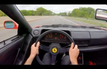 Przejażdżka Ferrari Testarossa z 1988.