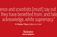 Prestiżowy magazyn "Science" przeprasza za supremację białych naukowców