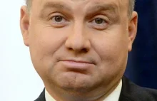 Duda, pytany o sędziów, których nazwał "komuchami z Sądu Najwyższego", milknie.