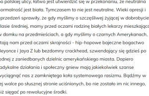 Odlot portalu "noizz.pl" w sprawie zamieszek w USA