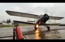 Antonov AN2 AN-2 + Rozruch silnika po 1,5 roku