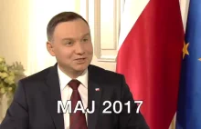 Krótka historia Dudy - prezydenta wszystkich Polaków
